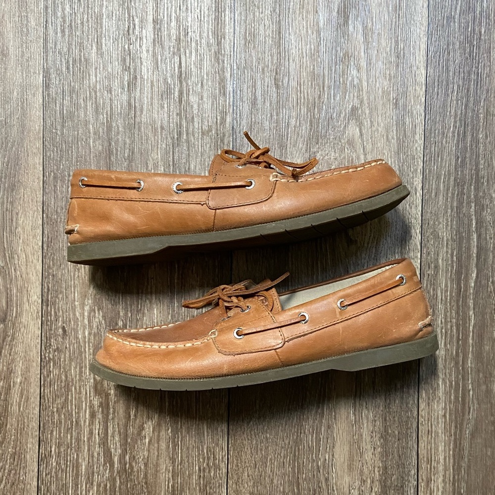 Sperry Women’s Authentic Original Boat Shoe Sahara Leather Size 10
